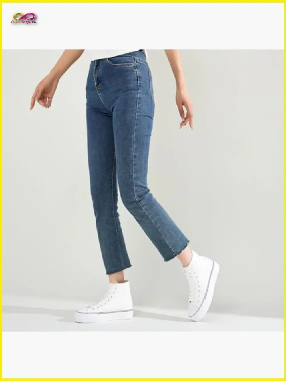 High Top Platform Sneakers Canvas Lace Up Retro Y2K Chic Casual Walking Shoes - Picture 3 of 7